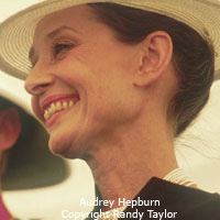 Celebrity portrait of Audrey Hepburn Photo copyright Randy Taylor