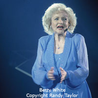 Celebrity portrait of Betty White Photo copyright Randy Taylor