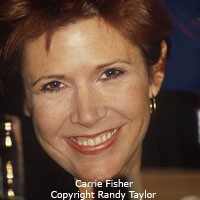Celebrity portrait of Carrie Fisher Photo copyright Randy Taylor