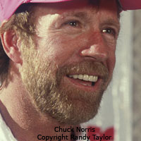 Celebrity portrait of Chuck Norris Photo copyright Randy Taylor