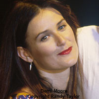 Celebrity portrait of Demi Moore Photo copyright Randy Taylor