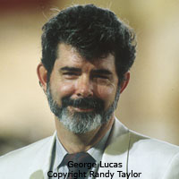 Celebrity portrait of George Lucas Photo copyright Randy Taylor