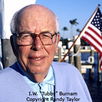 Celebrity portrait of I W Tubby Burnam Photo copyright Randy Taylor