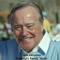 Celebrity portrait of Jack Lemmon Photo copyright Randy Taylor