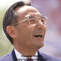 Celebrity portrait of Masaaki Morita Photo copyright Randy Taylor