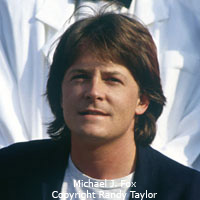 Celebrity portrait of Michael J Fox Photo copyright Randy Taylor