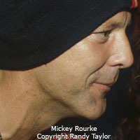 Celebrity portrait of Mickey Rourke Photo copyright Randy Taylor