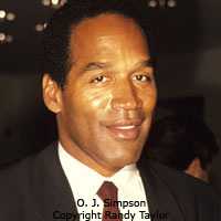 Celebrity portrait of O J Simpson Photo copyright Randy Taylor