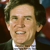 Celebrity portrait of Senator Gary Hart Photo copyright Randy Taylor