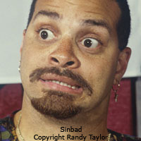 Celebrity portrait of Sinbad Photo copyright Randy Taylor