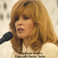 Celebrity portrait of Stephanie Powers Photo copyright Randy Taylor