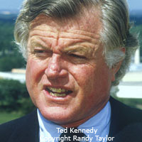 Celebrity portrait of Ted Kennedy Photo copyright Randy Taylor