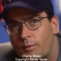 Celebrity portrait of Charlie Sheen Photo copyright Randy Taylor