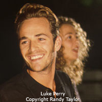 Celebrity portrait of Luke Perry Photo copyright Randy Taylor