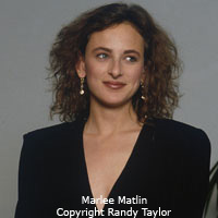 Celebrity portrait of Marlee Matlin Photo copyright Randy Taylor